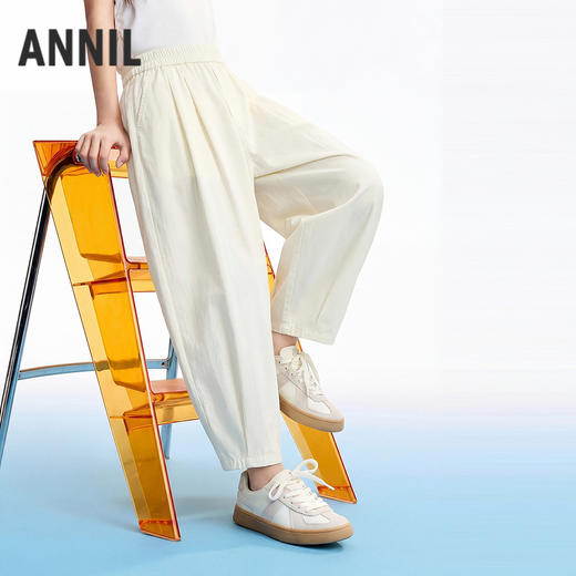 女童梭织单裤夏季新款安奈儿童装EG626810 商品图0