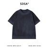 SDSA男装2026新款高贵轻奢拼图暗纹提花短袖T恤宽松圆领休闲上衣 商品缩略图0