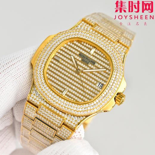 PDF百达翡丽 鹦鹉螺满天星5719系列 满钻鹦鹉螺 男士腕表 Nautilus 5719系列奢华满钻腕表 商品图2