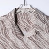 SDSA男装2026新款高贵轻奢水波纹满印古巴领短袖衬衫宽松复古上衣 商品缩略图1