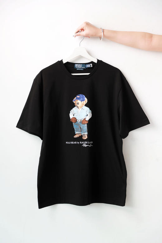 一眼喜欢的感觉，美式印花t恤。基础款圆领宽松半袖儿上衣E040868 商品图10