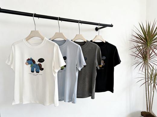 【任选3件加入购物车，满267元减178元，到手89元3件】卷卷紫短袖系列 面料舒适亲肤柔软透气 九个款式任选 百搭休闲时尚 商品图7