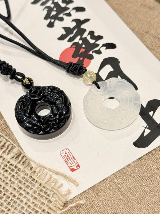 卡蒂罗KADER 貔貅平安扣情侣项链  新中式八方来财转运平安扣吊坠 轻奢小众百搭高级感#好运 商品图3