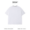 SDSA男装2026新款轻奢韩系简约拼接撞色领口设计圆领短袖T恤百搭 商品缩略图4