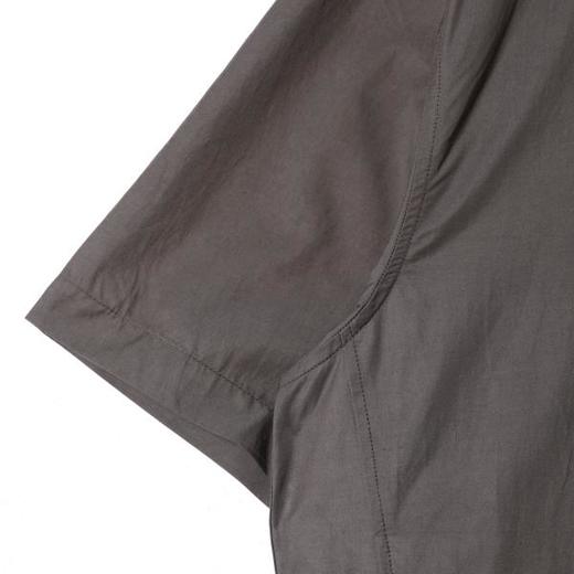 SDSA男装2026新款高贵轻奢潮牌时尚纯色拉链翻领短袖衬衫宽松上衣 商品图3