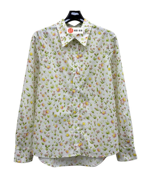 女款印花长袖衬衫ba010 商品图0