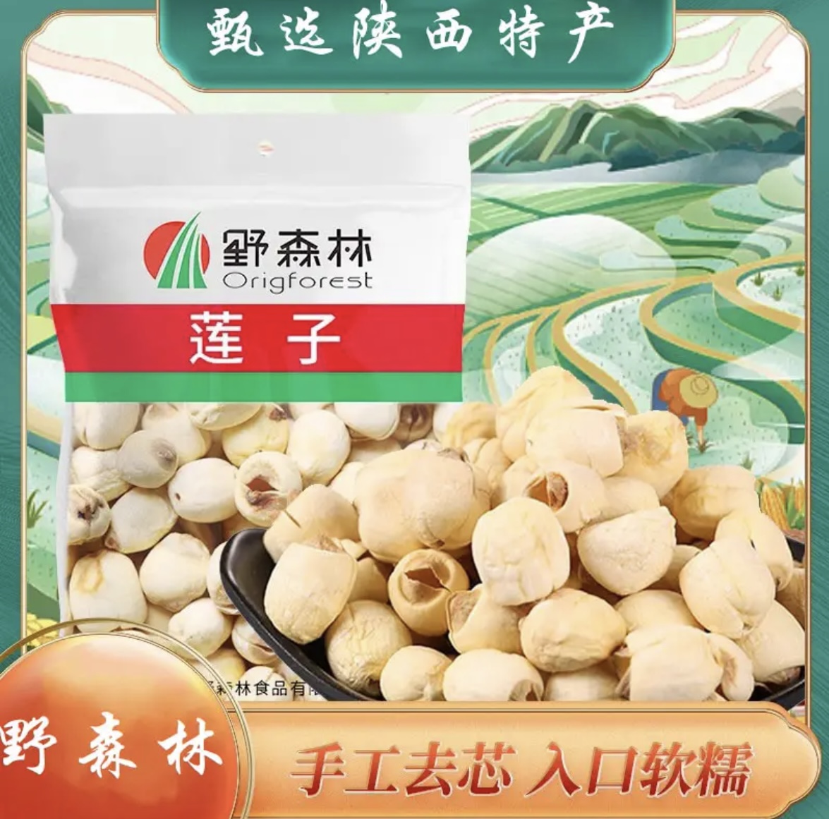 野森林莲子100g