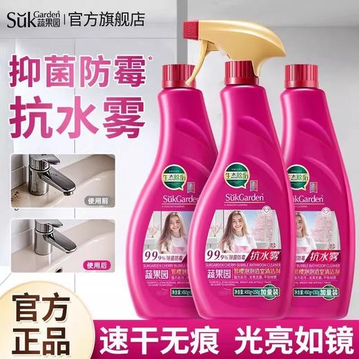 【20元会员福利】蔬果园繁樱泡泡浴室清洁剂600g    商品图0