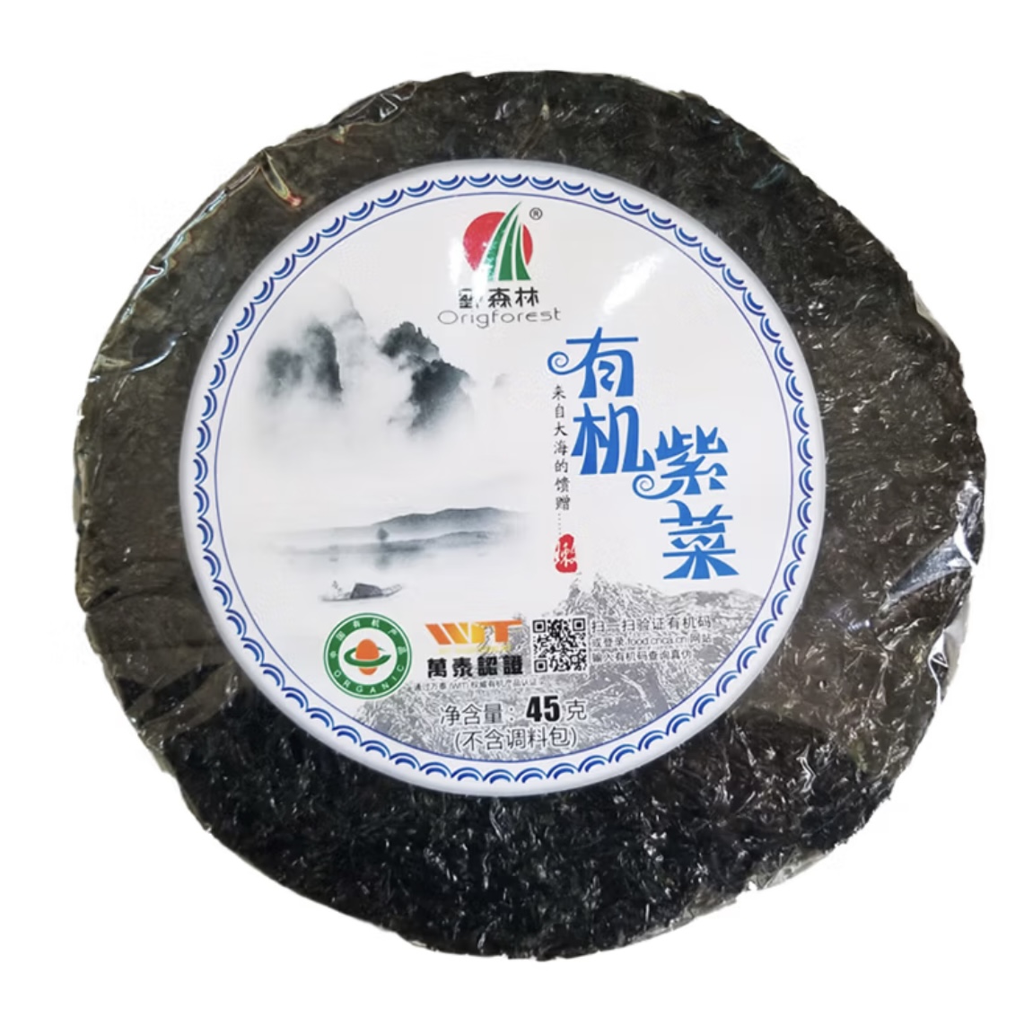 野森林有机紫菜45g