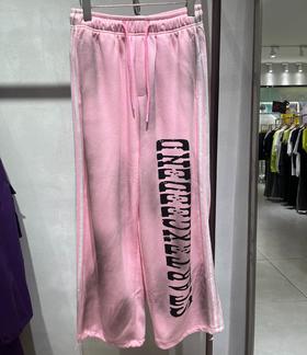 PCS做旧喷脏字母卫裤60326 夏季 883112301550