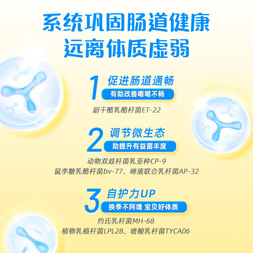纽新宝NC儿童益生菌2g*15条/盒 守护儿童好肠态  3岁+儿童专属 保质期到2027年8月 商品图3