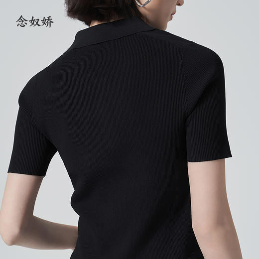 【商场同款】CNK6413 “ 显瘦POLO衫 ” 弹性适中 好穿显瘦 舒适透气 商品图3