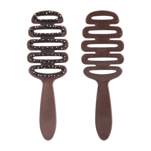 【秒杀❗️9.9一把🔥猪鬓毛造型梳】一梳到底，软猪鬃毛抚平毛躁不打结，圆润珠头按摩头皮更舒适，打造高颅顶、蓬松发型超轻松，享受头皮 SPA 级体验头部顺发排骨梳网红梳子女士专用QQ 商品图4