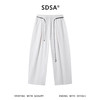 SDSA男装2026新款高贵轻奢韩系撞色抽绳阔腿休闲裤日系垂感休闲 商品缩略图0