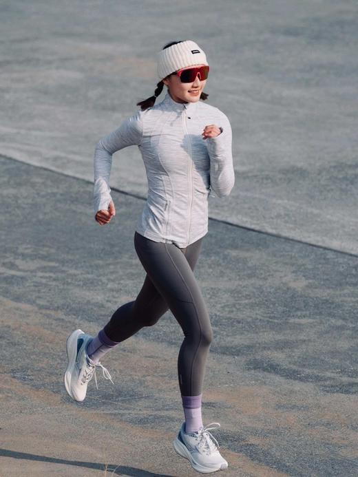 露露 套装新款运动套装跑步女士外穿卫衣卫裤显瘦立领开衫 商品图4