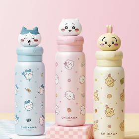 【316不锈钢内胆，全身可拆卸易清洁】正版保温杯吉伊卡哇女生高颜值可爱双饮大容量便携水杯.TA