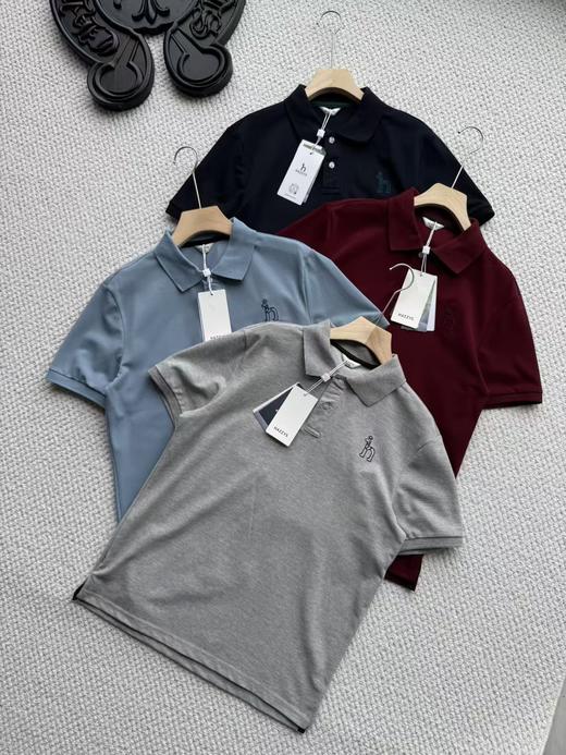 点此购买 哈吉斯夏季男士商务休闲翻领POLO短袖T恤 ggd 344545 商品图0