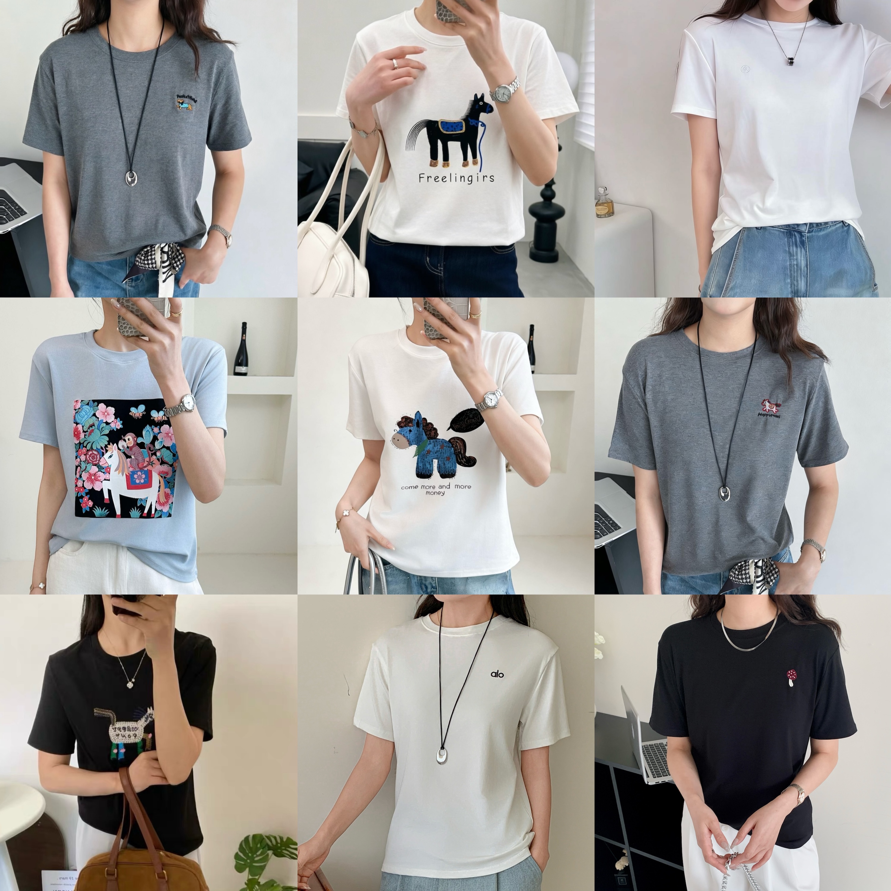 【任选3件加入购物车，满267元减178元，到手89元3件】卷卷紫短袖系列 面料舒适亲肤柔软透气 九个款式任选 百搭休闲时尚