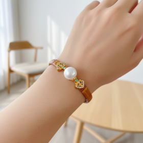 爱迪生表带款手链 11-12mm 宽版时尚 轻奢大气 [发：54]