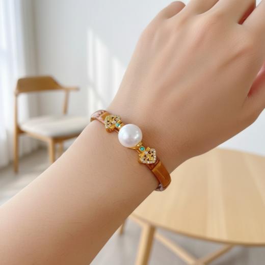 爱迪生表带款手链 11-12mm 宽版时尚 轻奢大气 [发：54] 商品图0