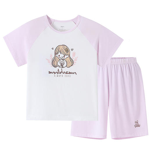 女童家居服套装夏季新款安奈儿童装JG621794 商品图5