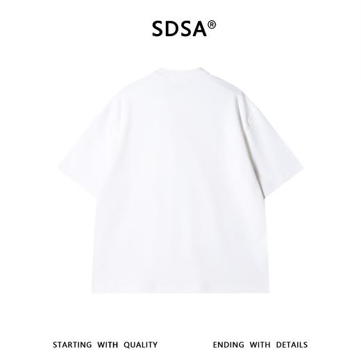 SDSA男装2026新款轻奢新中式立领金属吊坠短袖T恤宽松亨利领上衣 商品图4