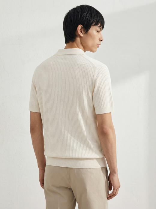 「4款可选」87.7%埃及棉12.3%桑蚕丝16针工艺针织衫 商品图6