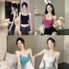 隐形肩带吊带背心女带胸垫外穿纯欲风甜辣妹新款纯色短款抹胸上衣 商品缩略图1
