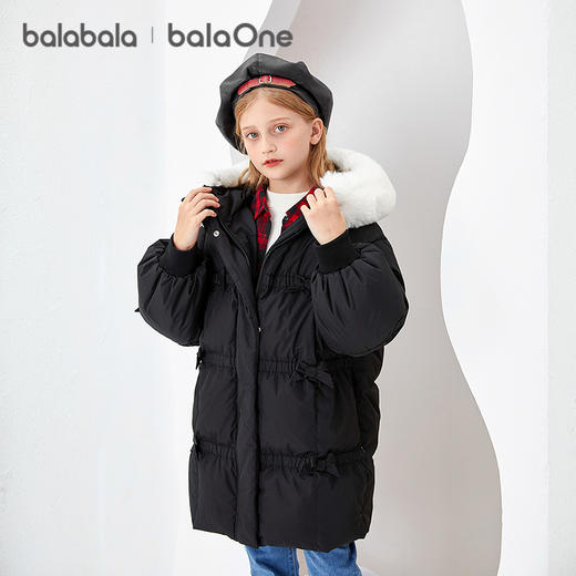 【balaOne】巴拉巴拉童装儿童羽绒服女童2026年新款秋季防护外套 商品图1