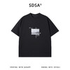 SDSA男装2026新款高贵轻奢美式简约趣味字母印花圆领短袖T恤百搭 商品缩略图0