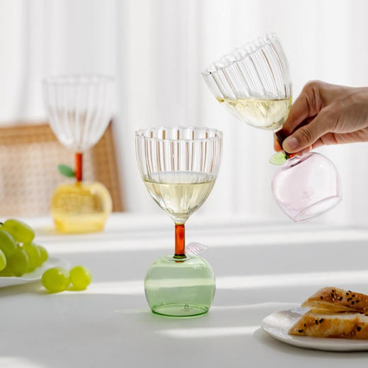 ICHENDORF 花果系列意大利进口手工可爱立体花型耐热玻璃水杯 商品图8