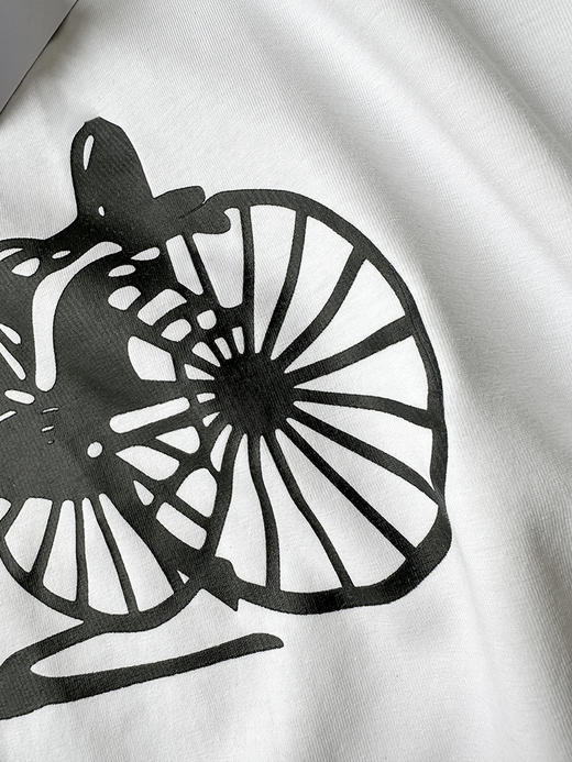 THS-限时 塞琳家 经典马车 logo印花 圆领短袖T恤2色 QH469 商品图11