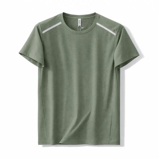 速干排汗反光条设计迪桑网孔运动跑步健身短袖 商品图1