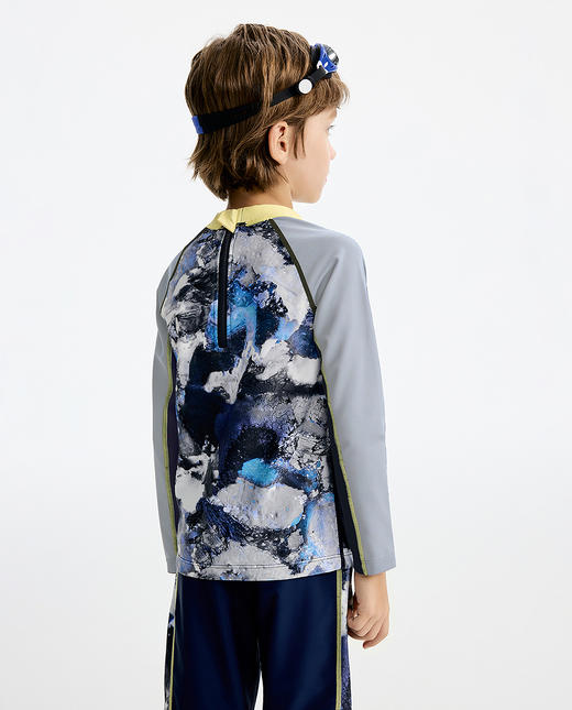 【店庆提前购】8楼爱慕儿童Aimer Kids男孩太空遐想五分泳裤2件套AK267L472，吊牌件299元/条 商品图2