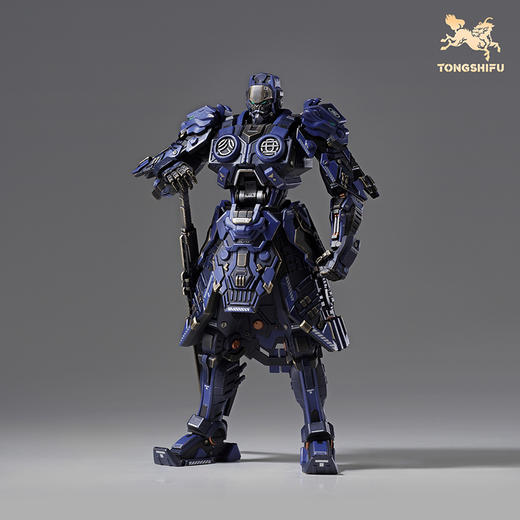 铜师傅《长安卫机甲系列》创意办公室潮玩手办 桌面装饰解压摆件 商品图2