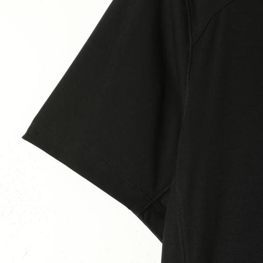 SDSA男装2026新款轻奢简约亲肤缝线半拉链立领短袖T恤百搭舒适 商品图2