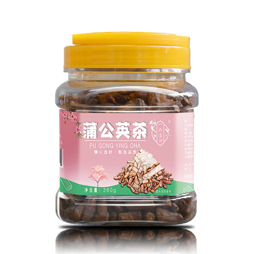 【自营】一品清河 蒲公英根茶360g多巴胺罐装绿茶红茶 YPQHPGYGC360G 商品图1