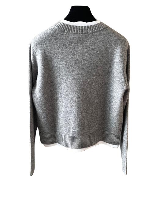 女款拼色针织开衫毛衣hu025 商品图1