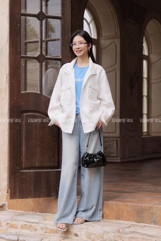 【门店同款】ENJOY夏季收腰工装立领外套 170748134 商品图5