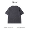 SDSA男装2026新款高贵轻奢细条纹短袖T恤宽松重磅圆领休闲上衣 商品缩略图4