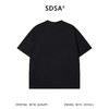 SDSA男装2026新款高贵轻奢美式简约撞色刺绣字母圆领短袖T恤百搭 商品缩略图1