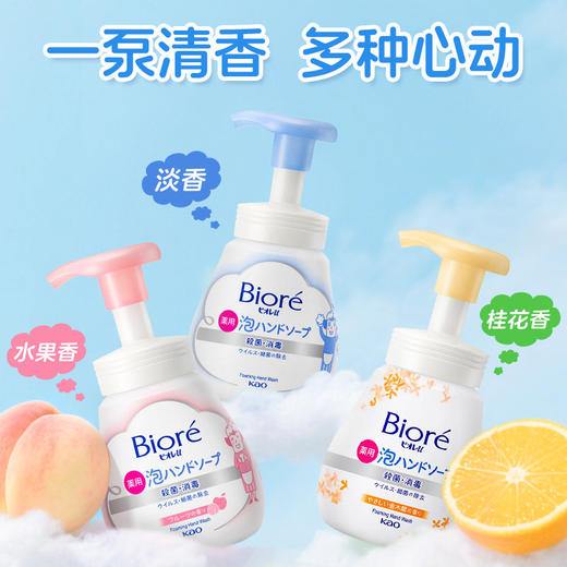 KAO花王进口洗手液泡沫型清洁家用温和保湿滋润便携小瓶240ml 商品图0