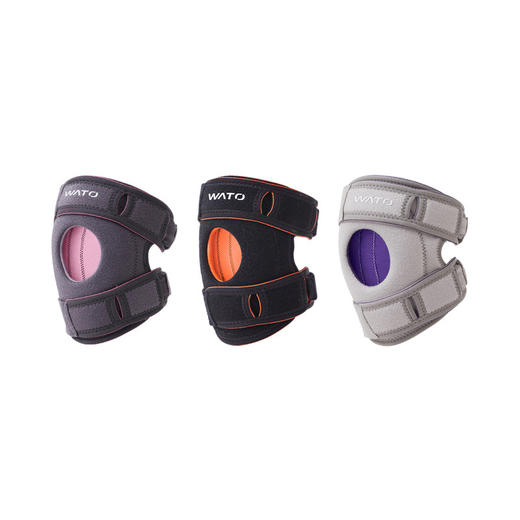 【加厚硅胶软垫！有效防护】轻薄运动护膝盖的护膝登山篮球半月板跑步健身护关节套硅胶髌骨带。xb 商品图3