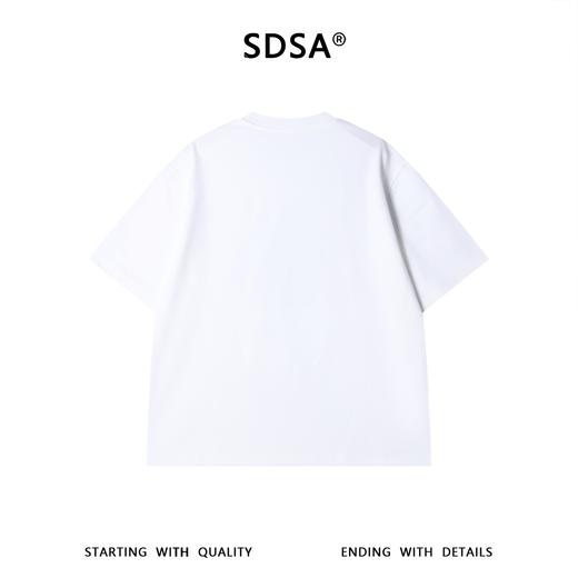 SDSA男装2026新款高贵轻奢潮牌素描小狗印花短袖T恤小众设计百搭 商品图0