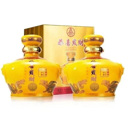 2018年五粮液恭喜发财，52度浓香型白酒，整箱2L*2坛 商品图1