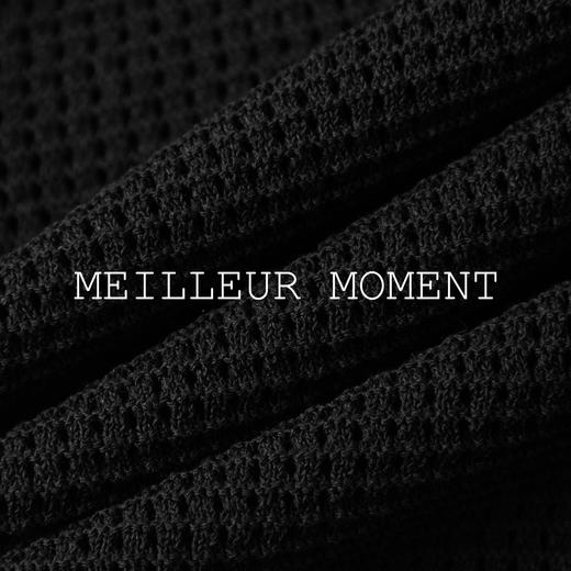 【男装】【窦骁代言】MM麦檬轻奢镂空针织开衫男休闲短外套9H2130061 商品图4