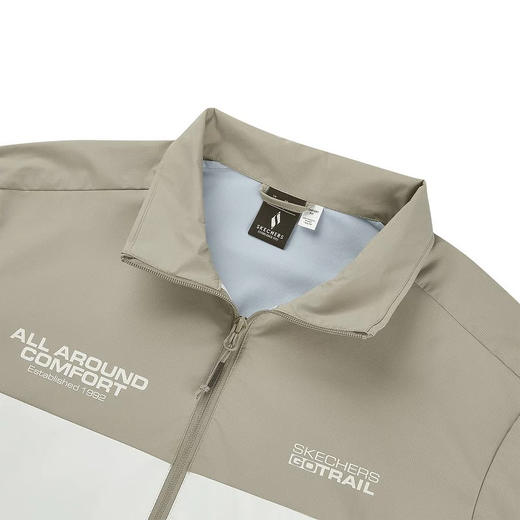 XY｜Skechers斯凯奇外套男女舒适透气运动休闲梭织夹克 L124U149/00NA 商品图2