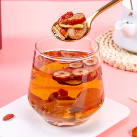 【温润不甜！养生方便】南京同仁堂红糖姜枣茶大姨妈桂圆红枣枸杞黑糖养生暖茶独立包装。xb