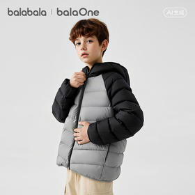 【balaOne】巴拉巴拉童装儿童轻薄羽绒服男女童2026新款秋季三防