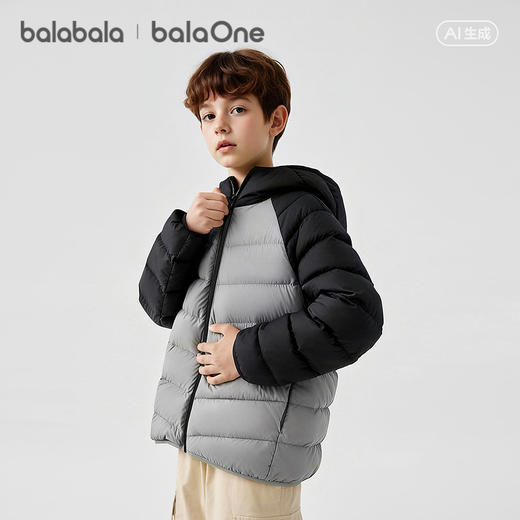 【balaOne】巴拉巴拉童装儿童轻薄羽绒服男女童2026新款秋季三防 商品图0